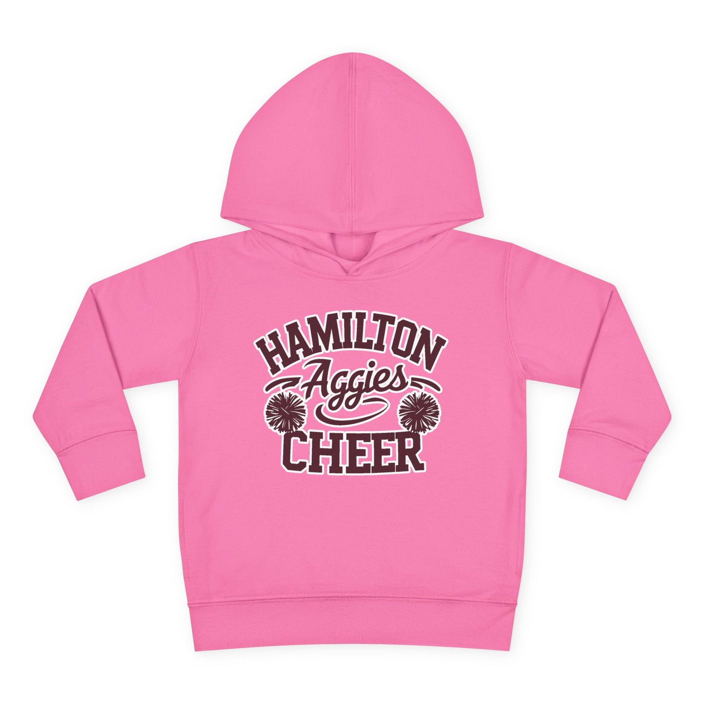Toddler Hoodie Sweatshirt \ Hamilton Aggies Cheer \ Style HAC2