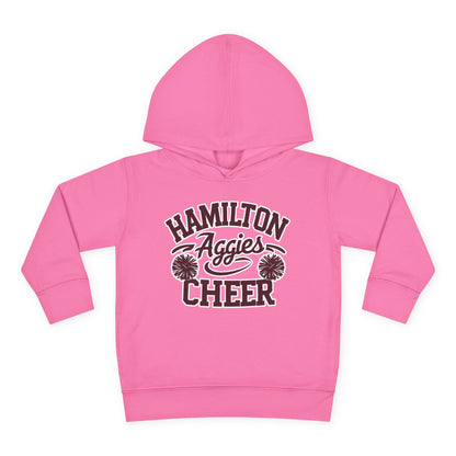 Toddler Hoodie Sweatshirt \ Hamilton Aggies Cheer \ Style HAC2