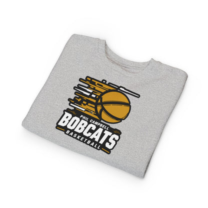 Toddler Crewneck Sweatshirt \ Phil Campbell Bobcats Basketball \ PCBBK2