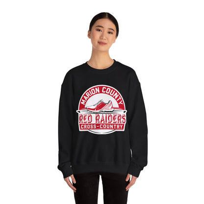 Adult Crewneck Sweatshirt \ Marion County Red Raiders Cross-Country \ MCCC1