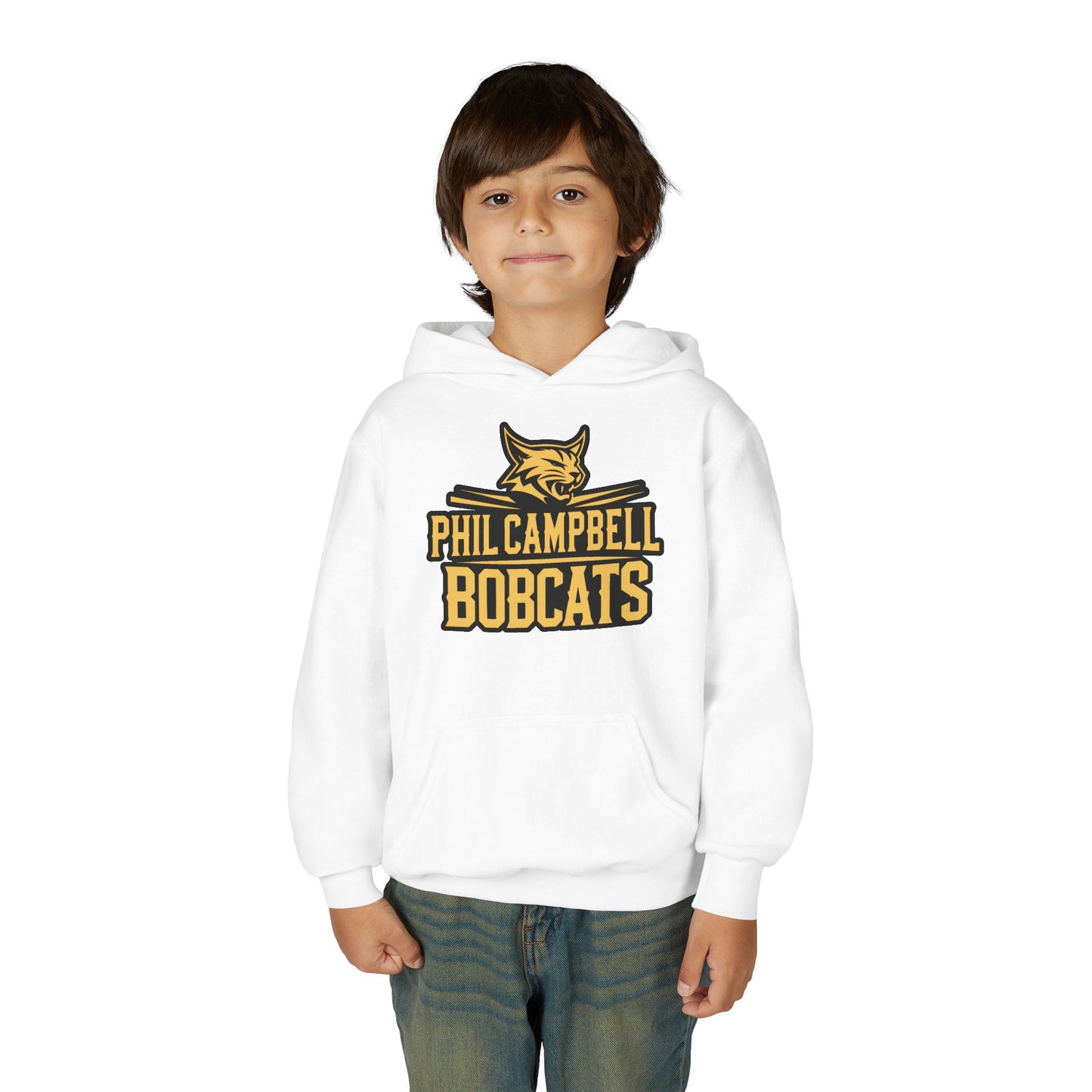Youth Hoodie Sweatshirt \ Phil Campbell Bobcats \ PCB2