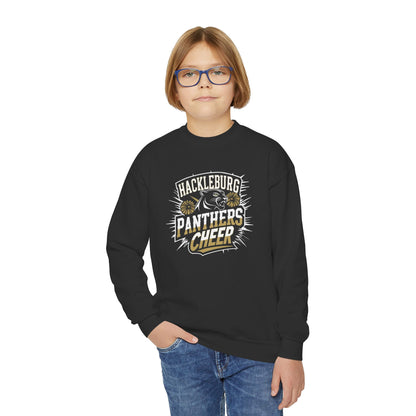 Youth Crewneck Sweatshirt \ Hackleburg Panthers Cheer \ HPC1