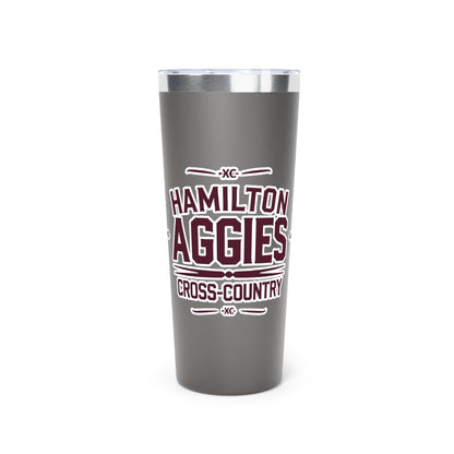22oz Copper Insulated Tumbler \ Hamilton Aggies Cross-Country \ HCC1