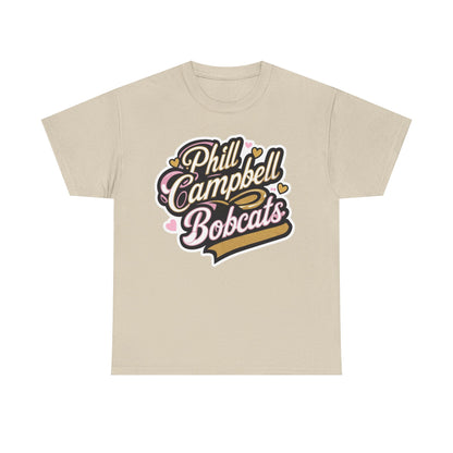 Adult Tee \ Phill Campbell Bobcats \ PCBG1