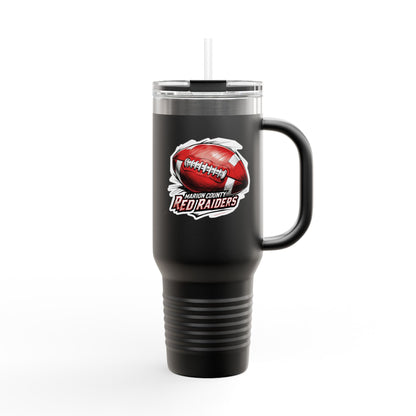 40oz Insulated Tumbler \ Marion County Red Raiders Football \ MCF1