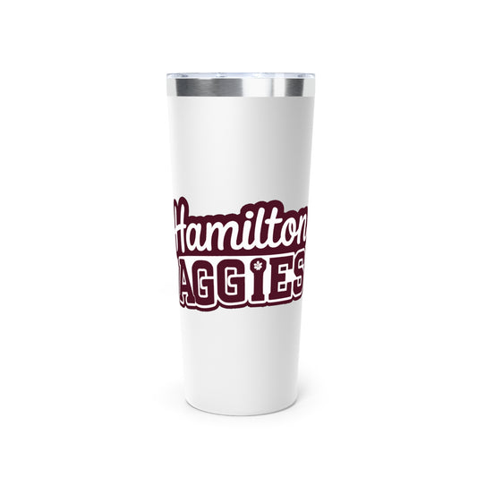 22oz Copper Insulated Tumbler \ Hamilton Aggies \ HAG2
