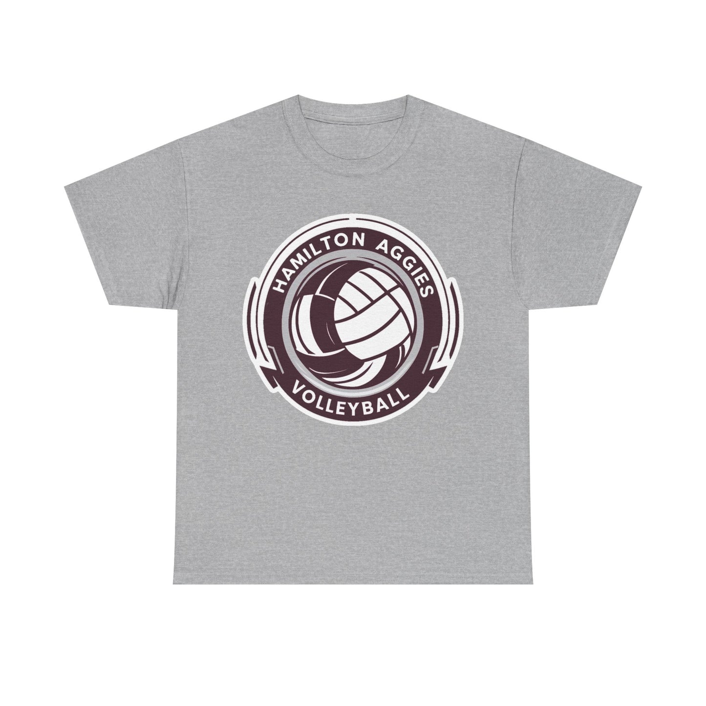 Adult Tee \ Hamilton Aggies Volleyball \ HAV1