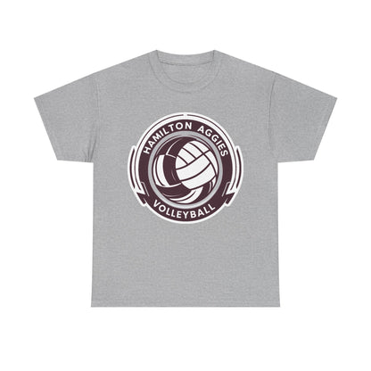Adult Tee \ Hamilton Aggies Volleyball \ HAV1