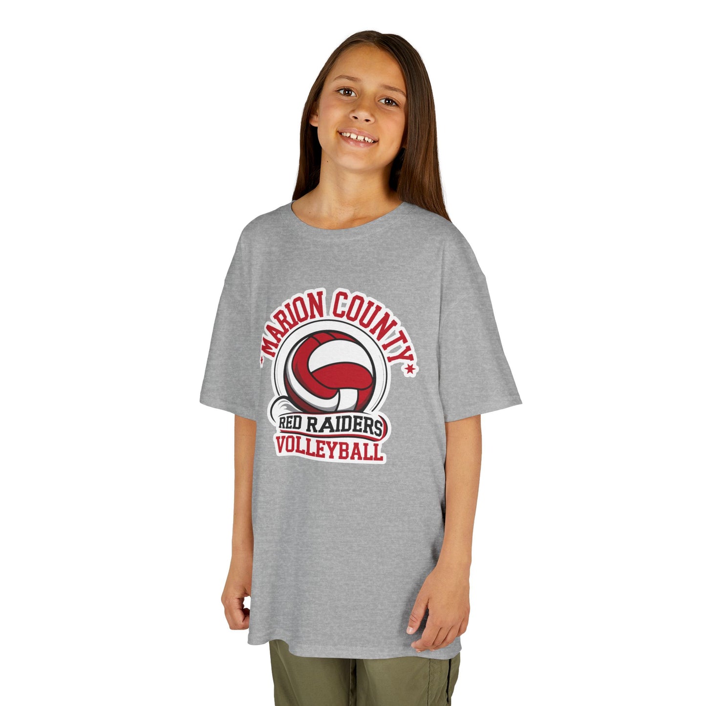 Youth Tee \ Marion County Red Raiders Volleyball \ MCV1