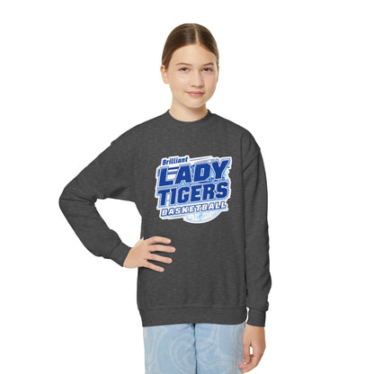 Youth Crewneck Sweatshirt \ Brilliant Tigers Basketball \ BTBKG2