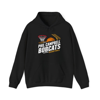 Adult Hoodie Sweatshirt \ Phil Campbell Bobcats Basketball \ PCBBK1