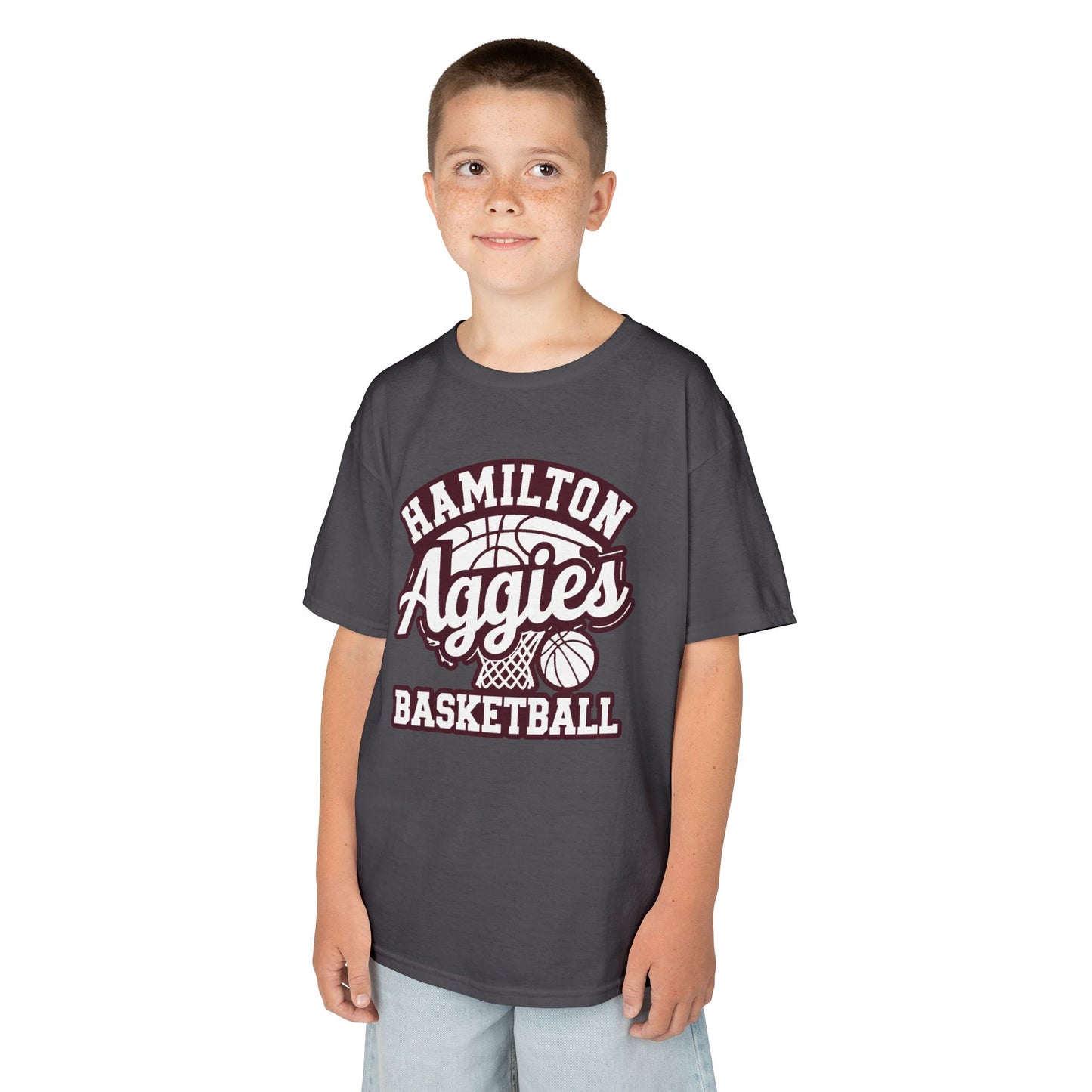 Youth Tee \ Hamilton Aggies Basketball \ HABBG1