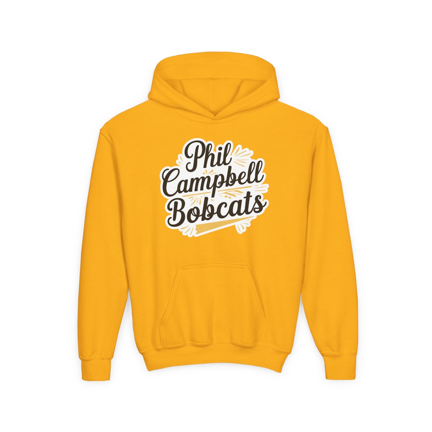 Youth Hoodie Sweatshirt \ Phil Campbell Bobcats \ PCBG2