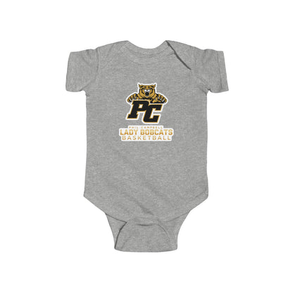 Short Sleeve Baby Bodysuit \ Phil Campbell Bobcats Basketball \ PCBBKG1