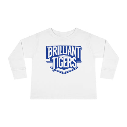 Toddler Long Sleeve Tee \ Brilliant Tigers \ BT2