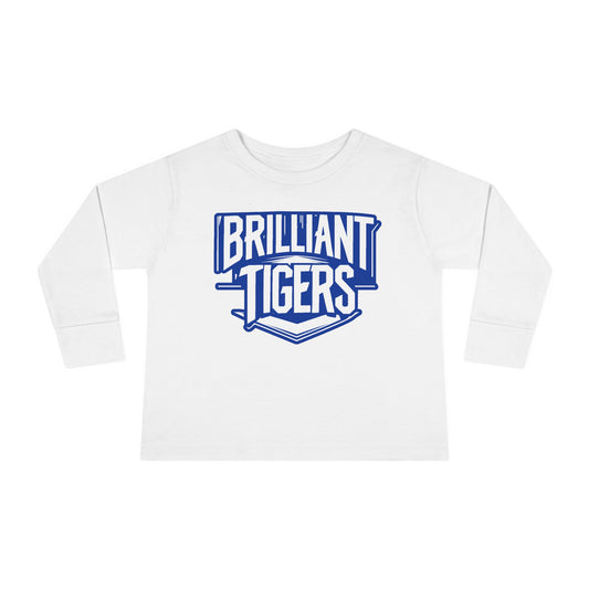 Toddler Long Sleeve Tee \ Brilliant Tigers \ BT2
