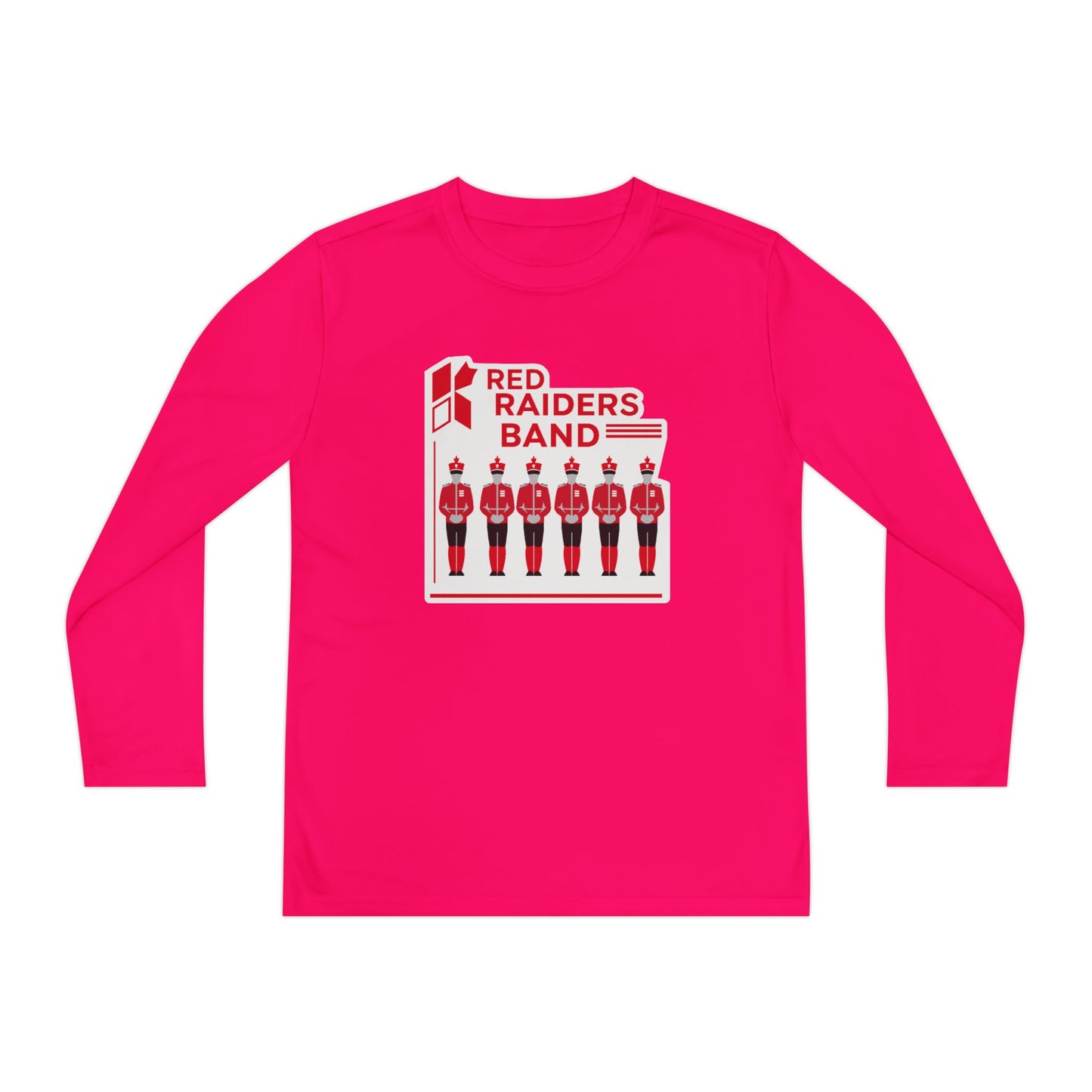 Youth Long Sleeve Tee \ Marion County Red Raiders Band \ MCB1