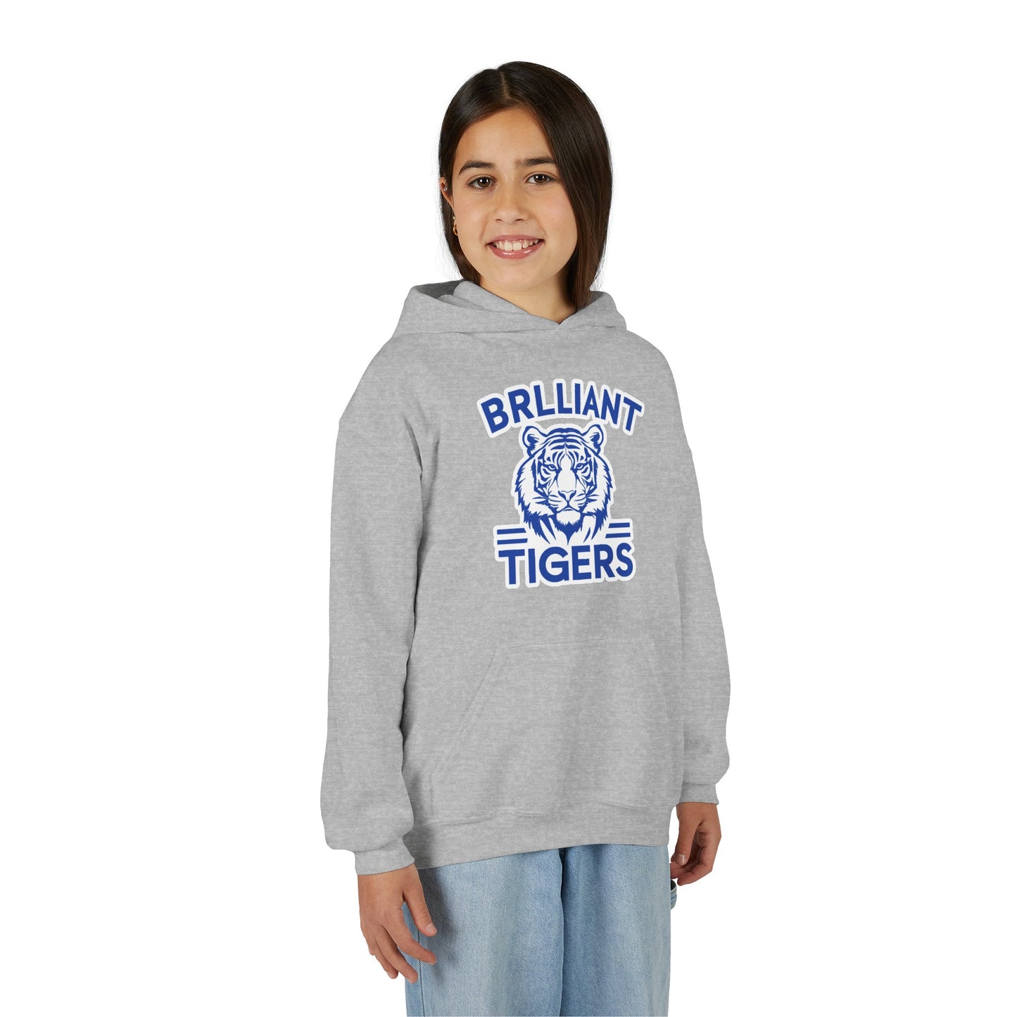 Youth Hooded Sweatshirt \ Brilliant Tigers \ BT1
