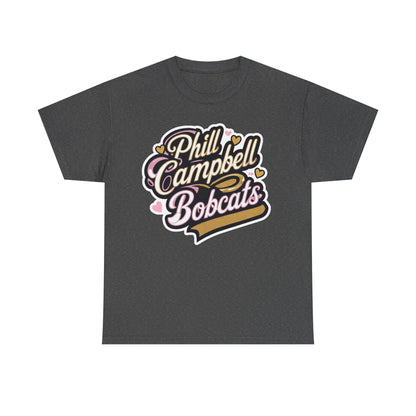 Adult Tee \ Phill Campbell Bobcats \ PCBG1