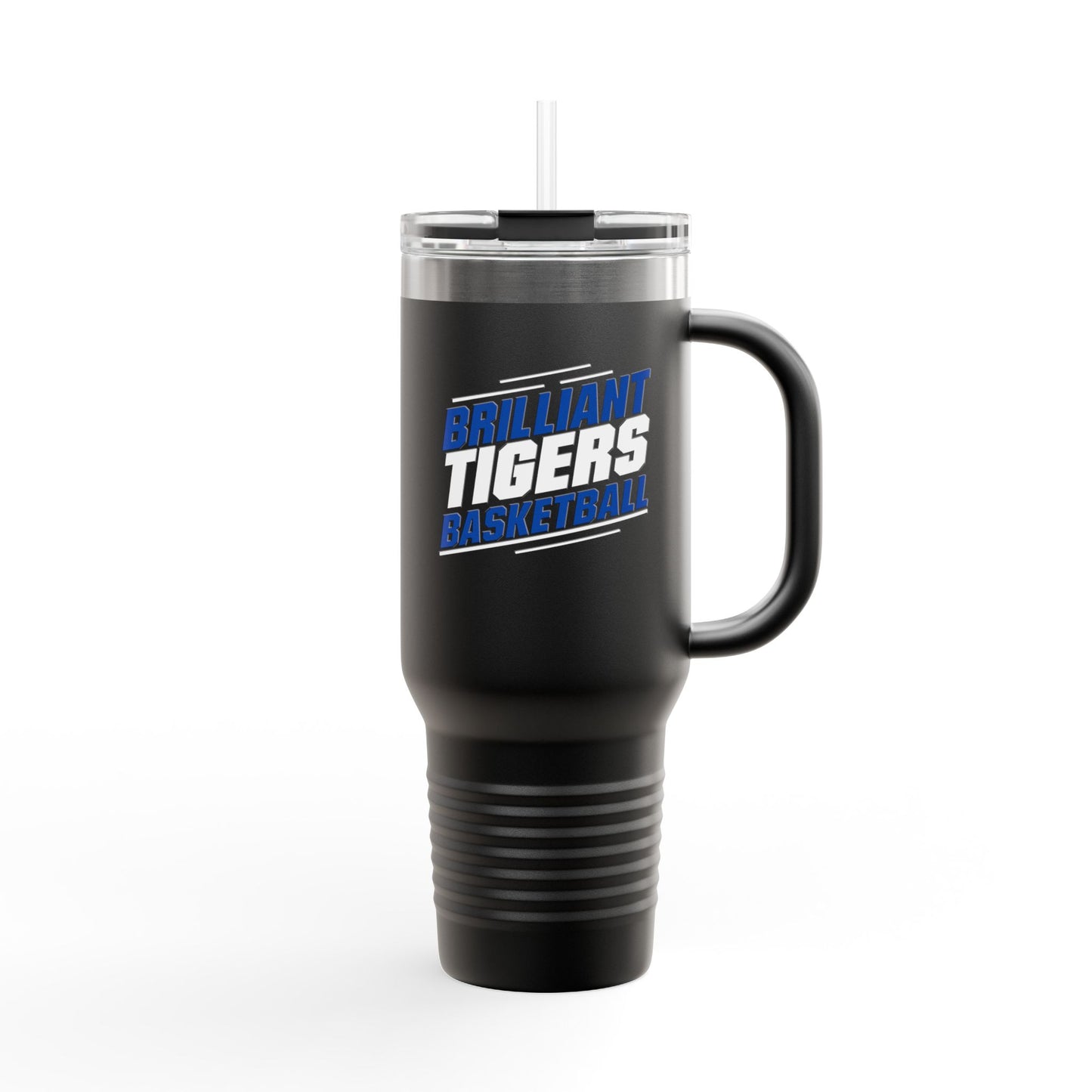 40oz Insulated Tumbler \ Brilliant Tigers Basketball \ BTBK2