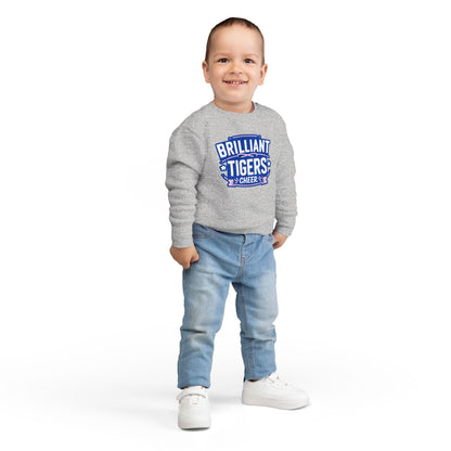 Toddler Crewneck Sweatshirt \ Brilliant Tigers Cheer \ BTC2