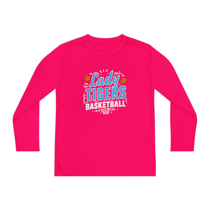 Youth Long Sleeve Tee \ Brilliant Tigers Basketball \ BTBKG1