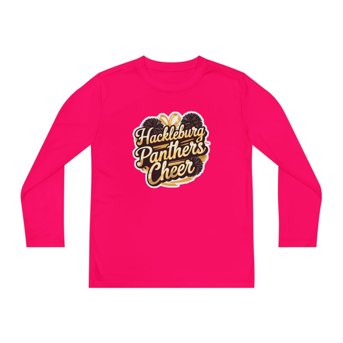 Youth Long Sleeve Tee \ Hackleburg Panthers Cheer \ HPC2