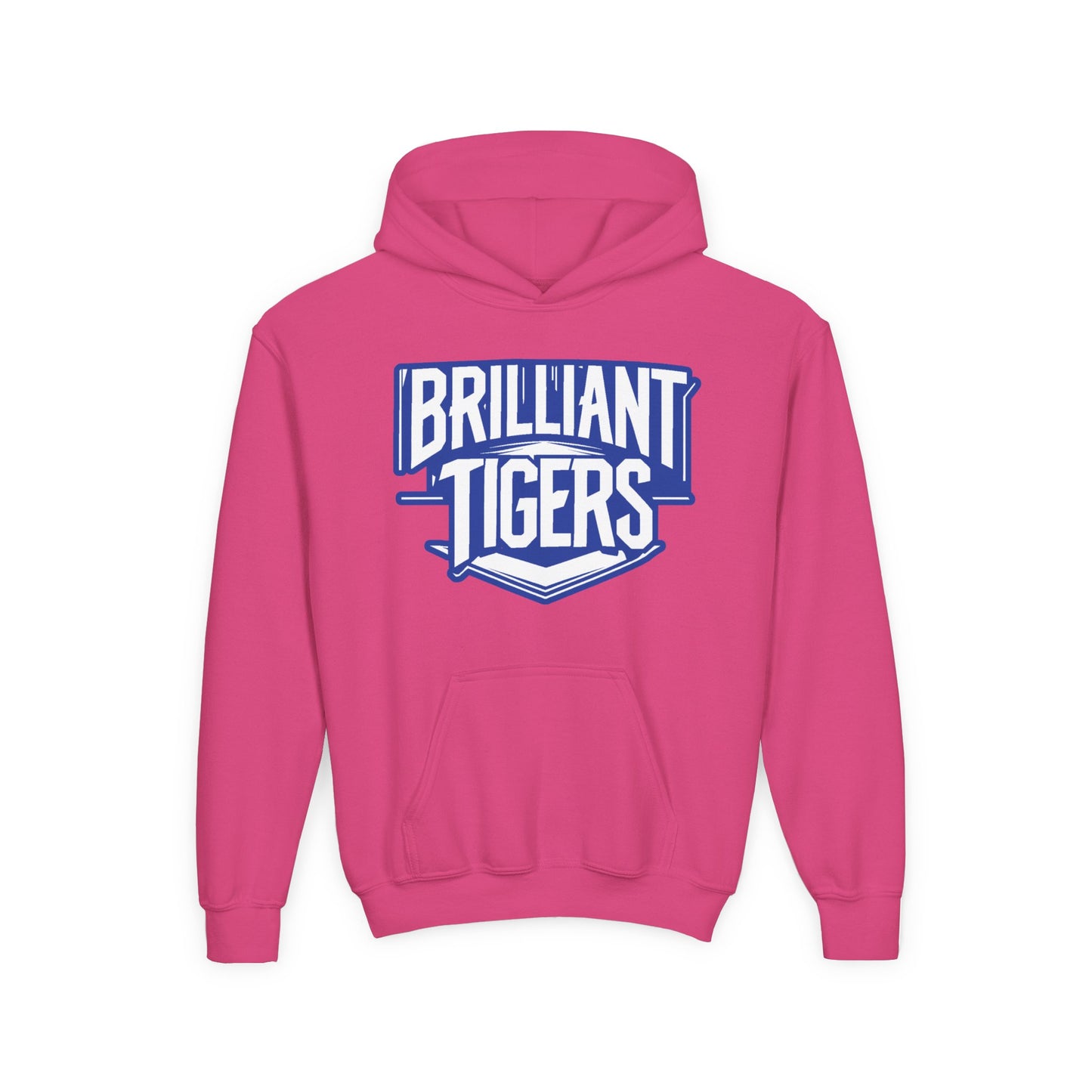 Youth Hooded Sweatshirt \ Brilliant Tigers \ BT2