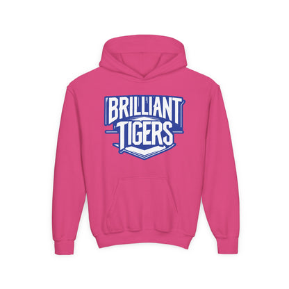 Youth Hooded Sweatshirt \ Brilliant Tigers \ BT2