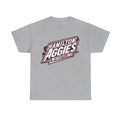Adult Tee \ Hamilton Aggies Wrestling \ HAW1