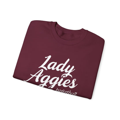 Adult Crewneck Sweatshirt \ Hamilton Aggies Basketball \ HABKG2