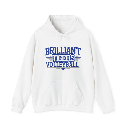 Adult Hoodie Sweatshirt \ Brilliant Tigers Volleyball \ BTV2