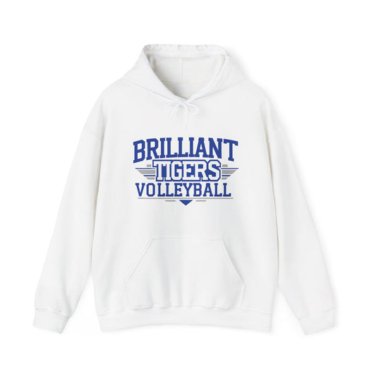 Adult Hoodie Sweatshirt \ Brilliant Tigers Volleyball \ BTV2