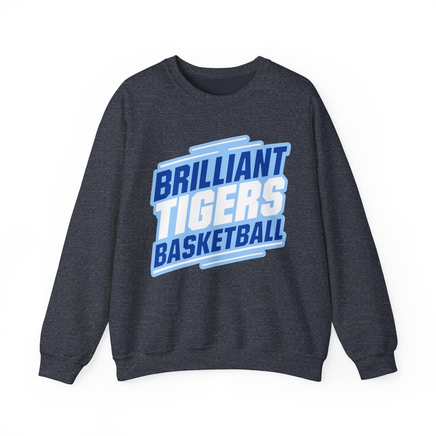 Adult Crewneck Sweatshirt \ Brilliant Tigers Basketball \ BTBK2