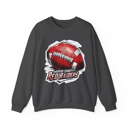 Adult Crewneck Sweatshirt \ Marion County Red Raiders Football \ MCF1