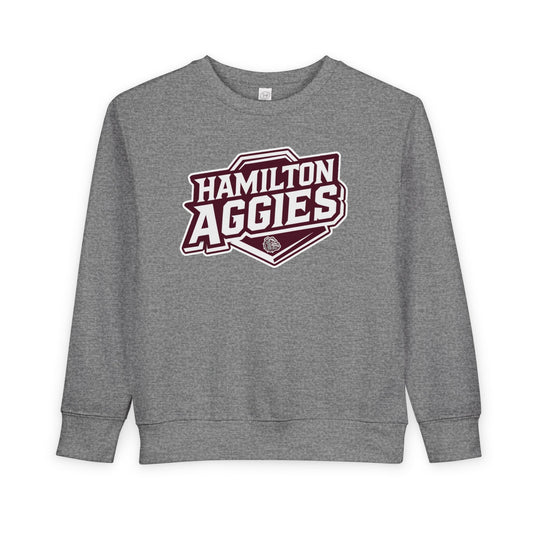 Toddler Crewneck Sweatshirt \ Hamilton Aggies \ HA1