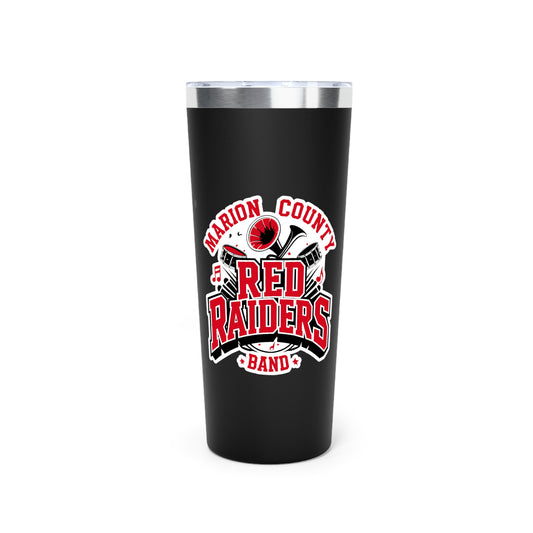 22oz Copper Insulated Tumbler \ Marion County Red Raiders Band \ MCB2