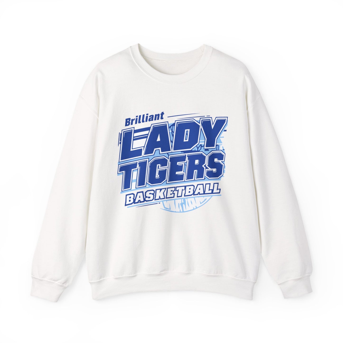 Adult Crewneck Sweatshirt \ Brilliant Tigers Basketball \ BTBKG2