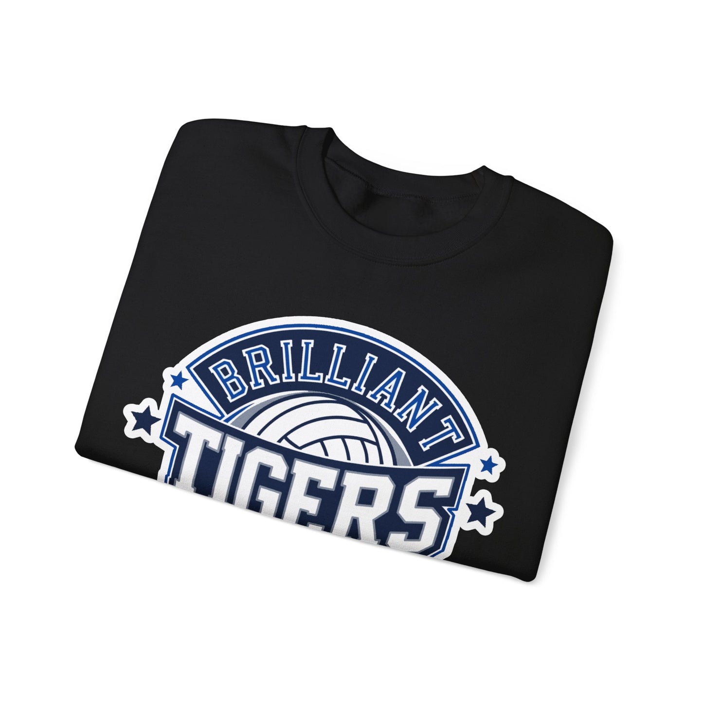 Adult Crewneck Sweatshirt \ Brilliant Tigers Volleyball \ BTV1