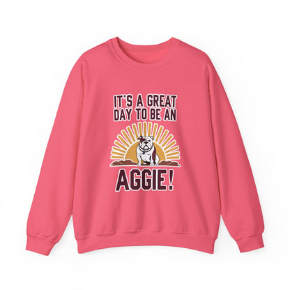 Adult Crewneck Sweatshirt \ It's a Great Day to be a Aggie! \ GDA4