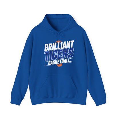 Adult Hoodie Sweatshirt \ Brilliant Tigers Basketball \ BTBK1