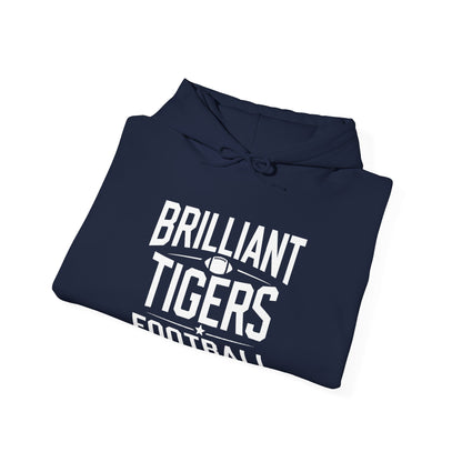 Adult Hoodie Sweatshirt \ Brilliant Tigers Football \ BTF1