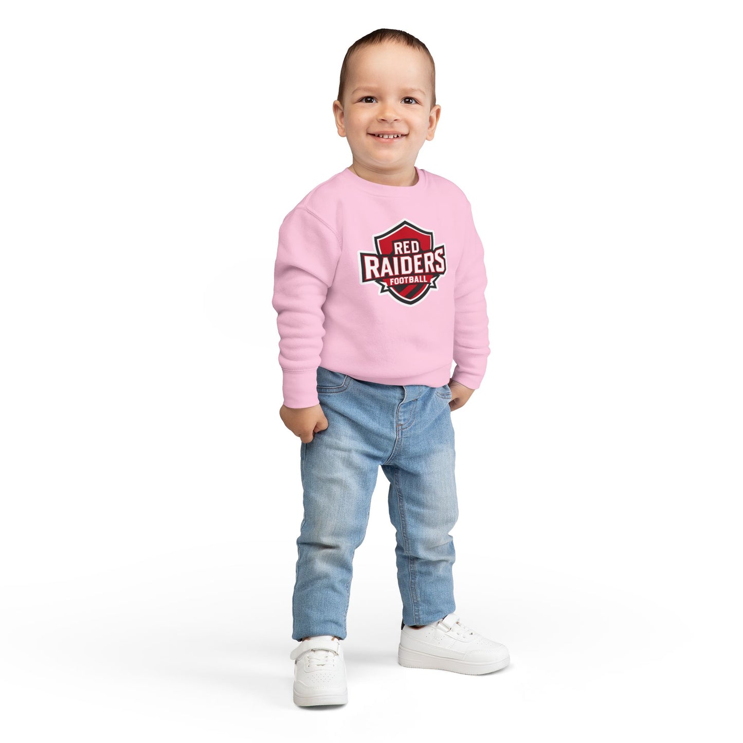 Toddler Crewneck Sweatshirt \ Marion County Red Raiders Football \ MCF2