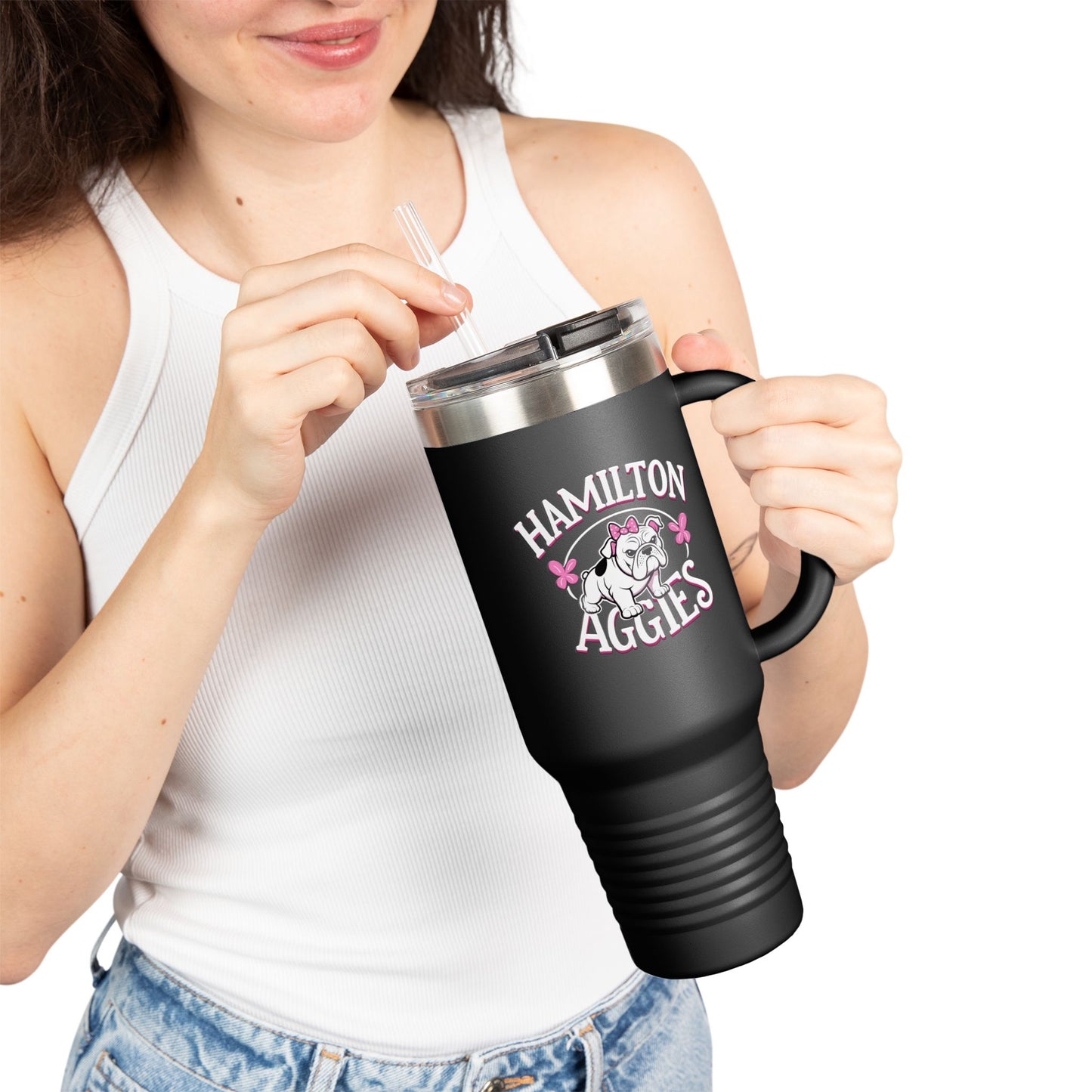 40oz Insulated Tumbler \ Hamilton Aggies \ HAG4