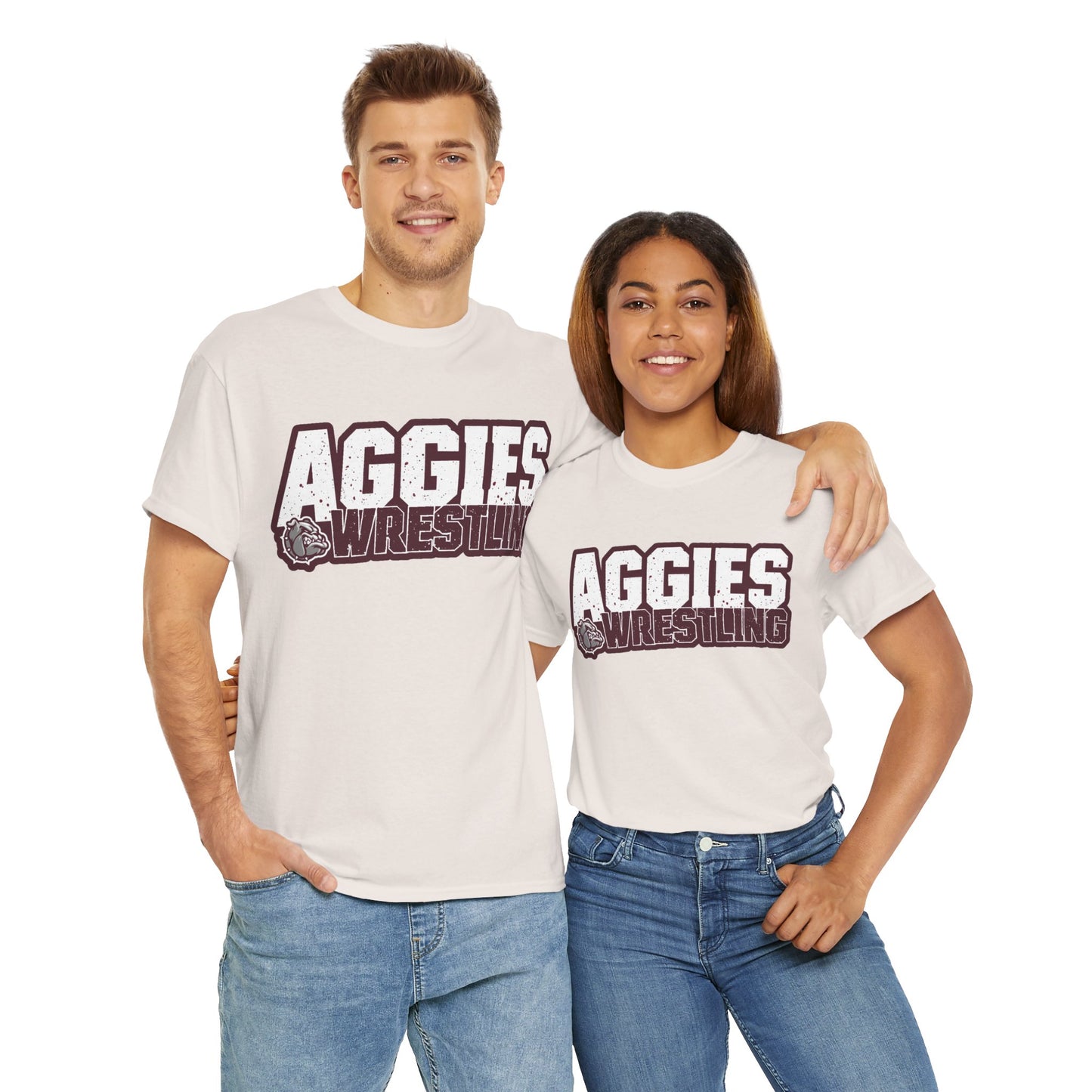 Adult Tee \ Hamilton Aggies Wrestling \ HAW3