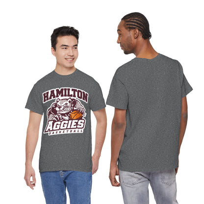 Adult Tee \ Hamilton Aggies Basketball \ HABK1