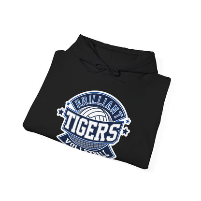 Adult Hoodie Sweatshirt \ Brilliant Tigers Volleyball \ BTV1