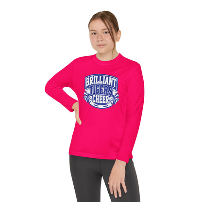 Youth Long Sleeve Tee \ Brilliant Tigers Cheer \ BTC1