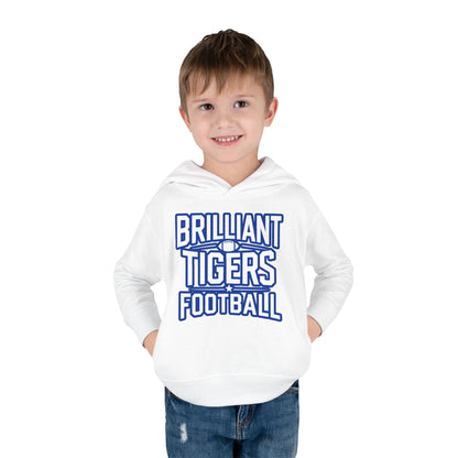 Toddler Hoodie Sweatshirt \ Brilliant Tigers Football \ BTF1