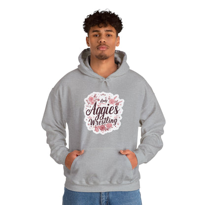 Adult Hoodie Sweatshirt \ Hamilton Aggies Wrestling \ HAWG1